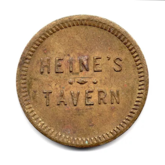 Heine’s Tavern • Good For 5¢ In Trade • Minniapolis, Minnesota • Tc-136395