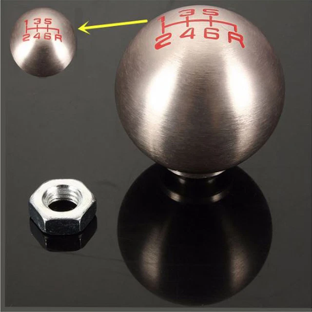 Pomello Cambio Manuale 6 Marce + Retromarcia Per Hyundai I30 (2007-2012) &ndash; Colore Nero, Nuovo