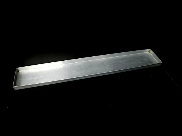 Thekenbleche silber 5 Stk. 600x100x20mm Aluminium 60x10x2cm Ausstellbleche