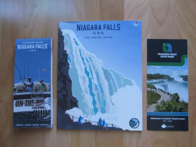 2024 Niagra Falls Travel Guide Book with other Maps