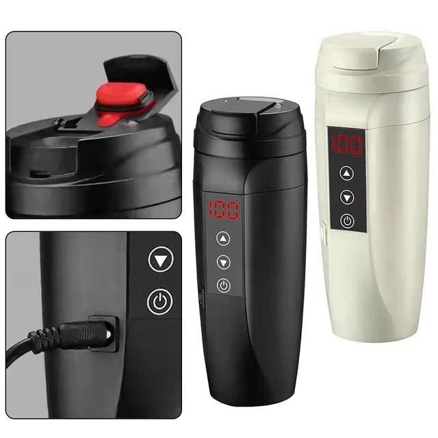 450 ml tasse intelligente chauffée voiture avec construction en acier inoxydabl