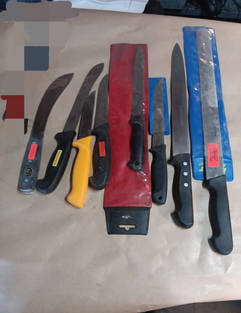 Lot De 10 Couteaux Boucher GUSTAV EMIL ERN SOLINGEN 26cm - Neufs