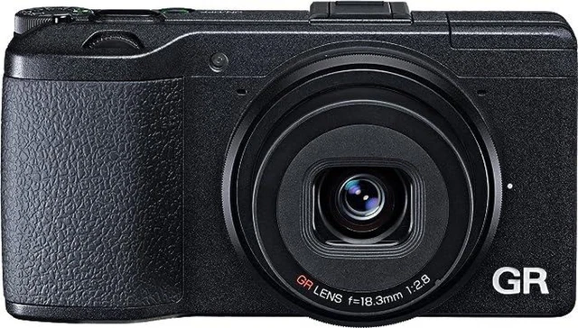Excellent+++++ RICOH GR 16.2MP DIGITAL COMPACT CAMERA BLACK NON WIFI From JAPAN
