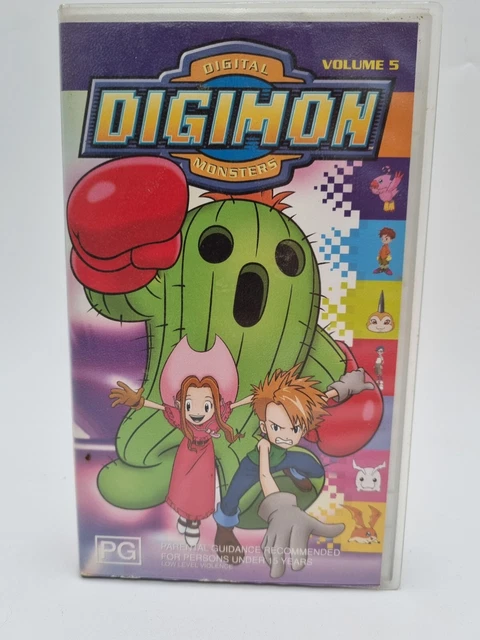 Digimon VHS Tape Vol 5 Vintage 00s Anime Memorabilia Merchandise