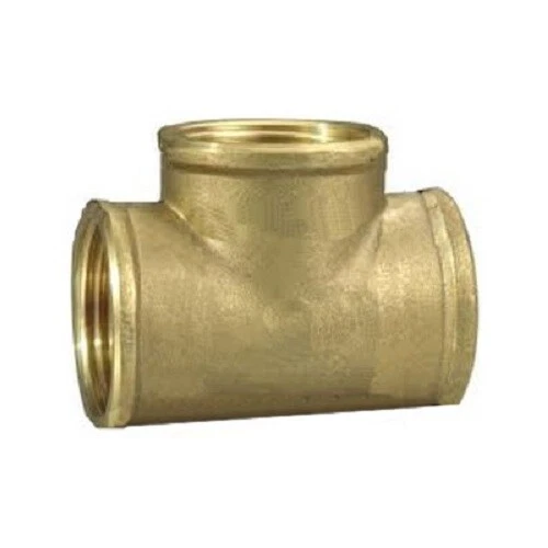Auveco - 356 - Brass Tee 1/4 Pipe Thread (5 Pieces)