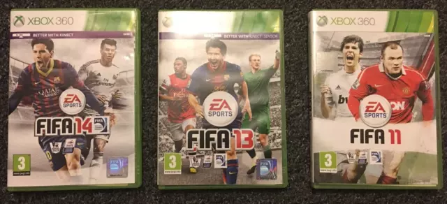 Bundle FIFA Xbox 360 collections Joblot fonctionne avec Kinect G1