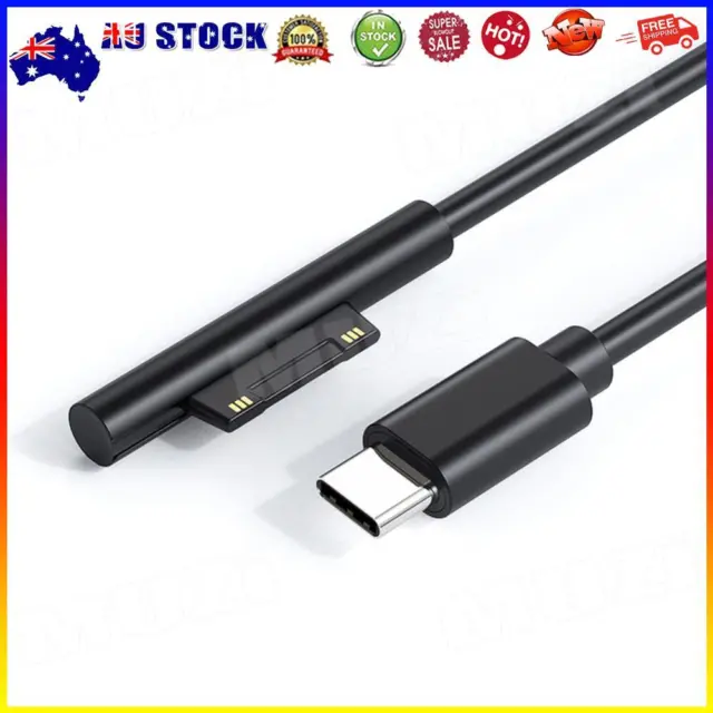 # Fast Charging USB C Power Supply for Microsoft Surface Pro 3 4 5 6 Charger Cab
