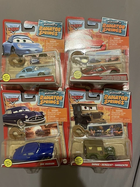 Lot 4 Voitures Miniatures Cars Welcome to Radiator Springs Cars Disney Pixar