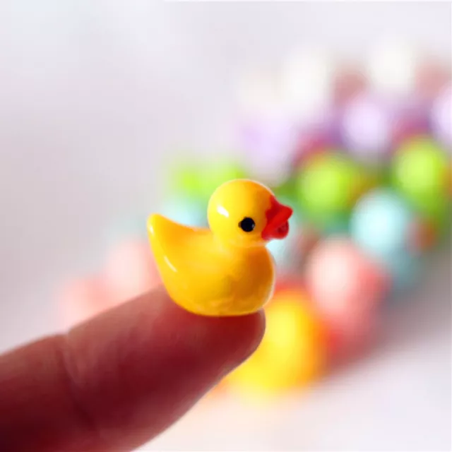 100pcs Rubber Ducks Bathtime Squeaky Bath Toy Water Play Kids Toddler 2cm 2