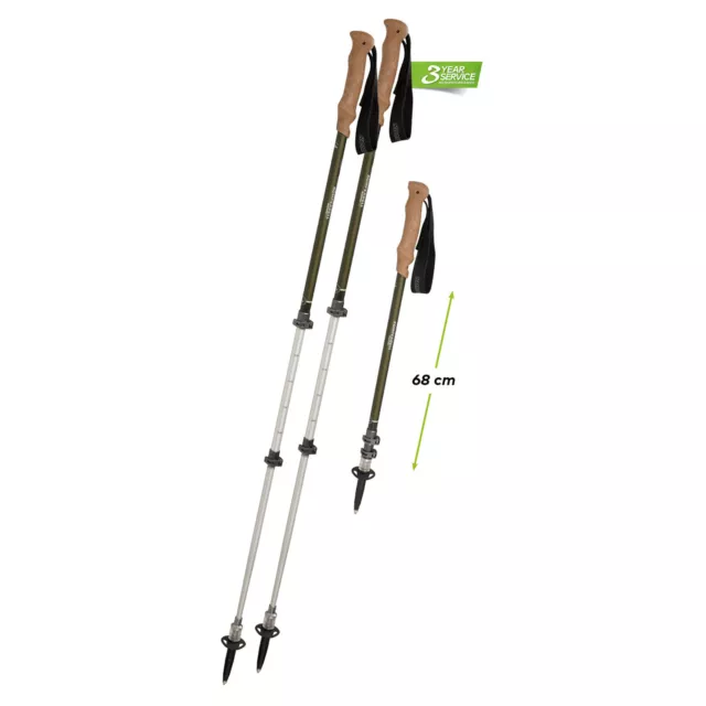 KOMPERDELL Shockmaster Cork Powerlock - Trekking Sticks Hiking Tour