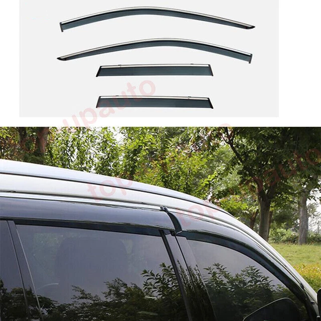 Fit 2014-2019 Toyota Corolla Sedan In-Channel Rain Guard Window Visor Vent Shade