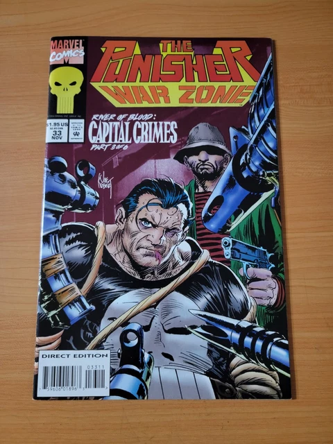 Punisher War Zone #33 Direct Market Edition ~ NEAR MINT NM ~ 1994 Marvel Comics