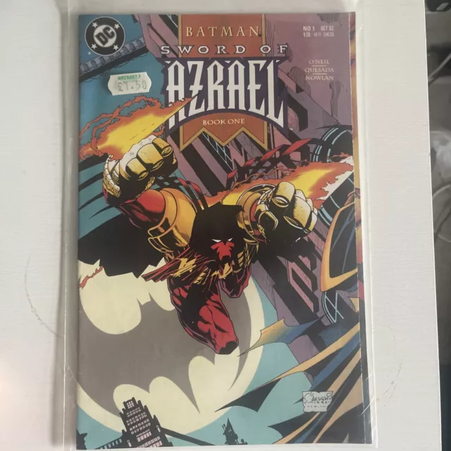 BATMAN: SWORD OF AZRAEL - # BOOK ONE 1 - OCT 92 - 1992 Excellent Condition