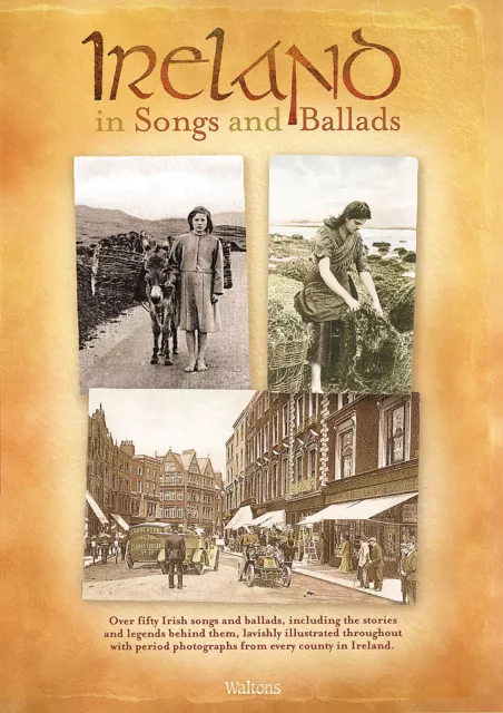 Ireland in Songs & Ballads for Piano Vocal Sheet Music Chords Lyrics Book