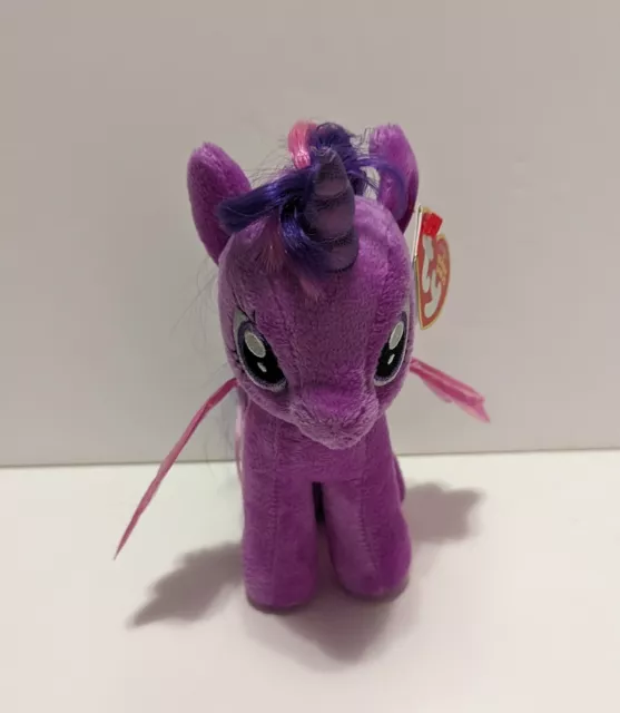2014 Twilight Sparkle TY My Little Pony NWT 7” Hasbro Beanie Babies 2
