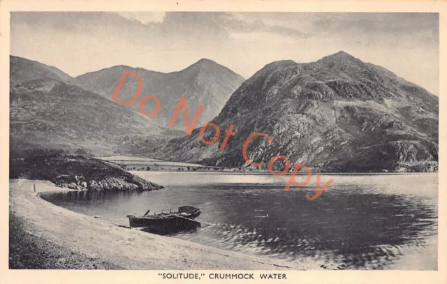 Solitude Crummock Water Lake District Cumbria Postcard (E003)
