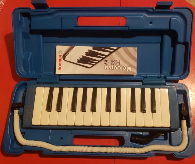 MÉLODICA HOHNER STUDENT 26 bleu dans son étui EUR 15,00 PicClick FR