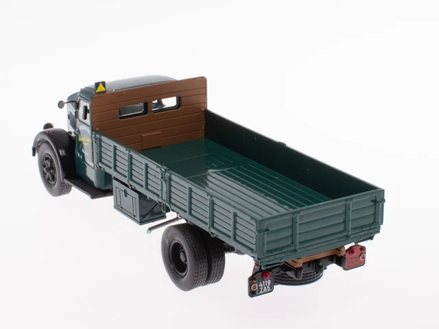 Camion de livraisons Berliet GDR 7W marron et bâche grise - Livraisons