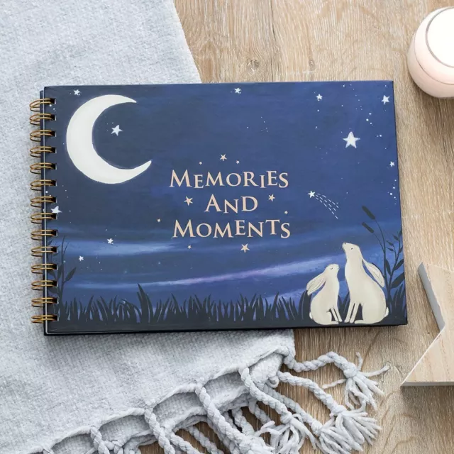 Memories and Moments Baby Record Book Look At The Stars Keepsake Gift Hardback