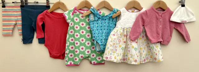 Pacchetto di abbigliamento per bambine età 0-3 mesi John Lewis mini club tu