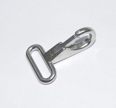 A4 Mousqueton 92mm Targette à Emerillon inox 316 