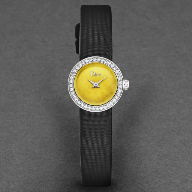 Christian Dior Women La D De Dior Min Diamond Bezel Yellow MOP Dial CD04011X1264 4