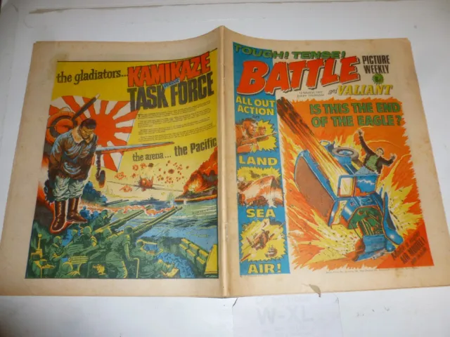 BATTLE PICTURE WEEKLY & VALIANT Comic - Date 12/03/1977 - UK Paper Comic 3