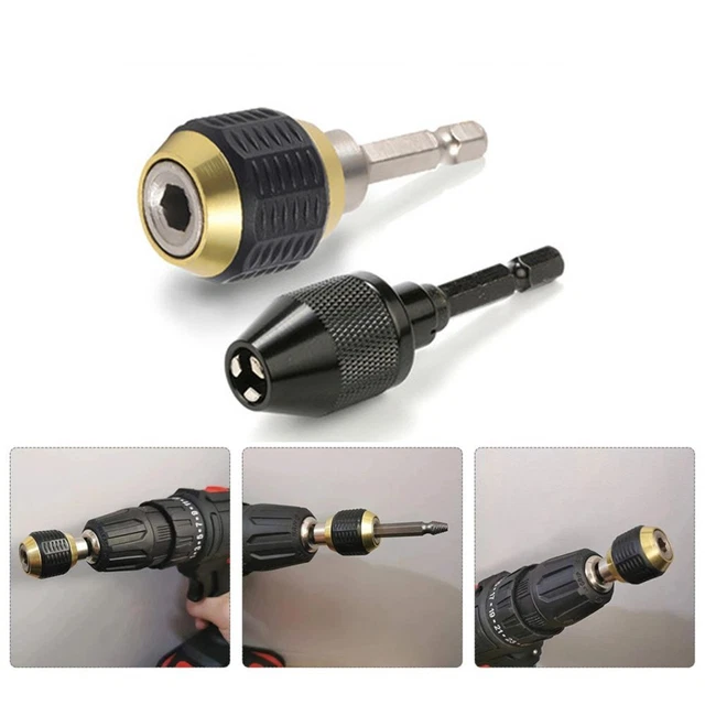 Shank hexagonal Couplage rapide Outil électrique Robinet à vis en spirale