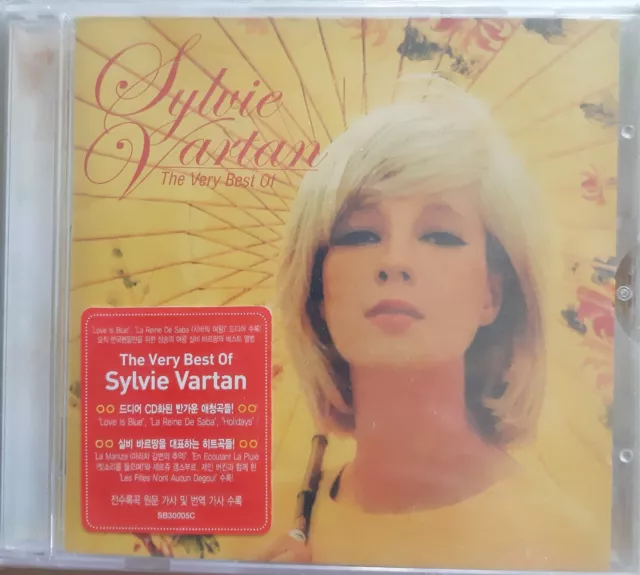 Rare CD 2005 Sylvie VARTAN The very best of COREE inclus trio Birkin Gainsbourg