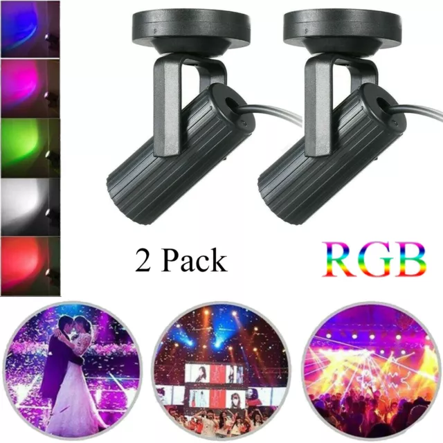 2pcs Disco DJ Party Club Stage Effect RGB Light LED Laser Projector Lighting RGB