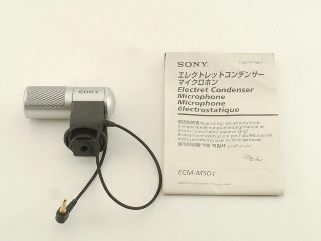 Sony ECM-MSD1 Electret Condenser Microphone for Mini DV Camcorder