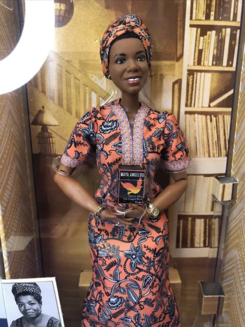 12” Mattel Barbie Doll “Maya Angelou” Inspiring Women 2020 AA MINT NRFB