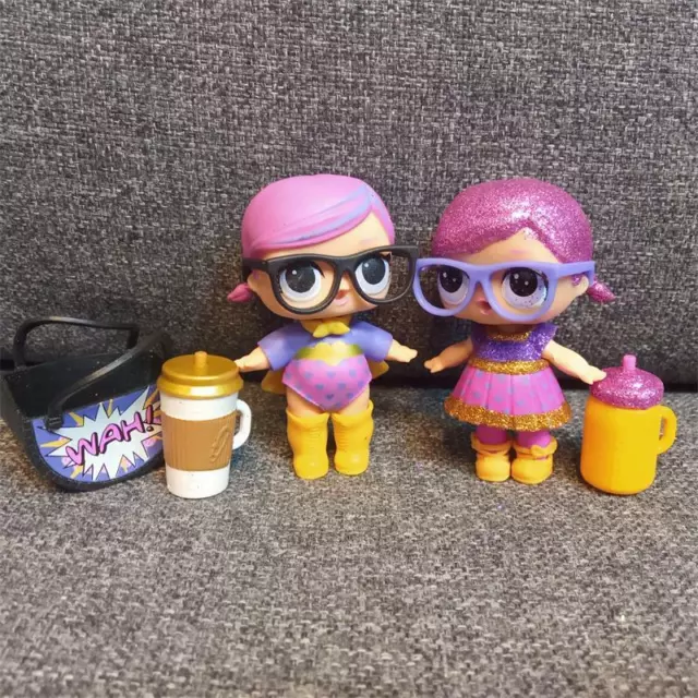 2pcs LOL Surprise Doll SUPER B.B. SERIES 1 & Glitter SUPER B.B.THEATER CLUB Toy