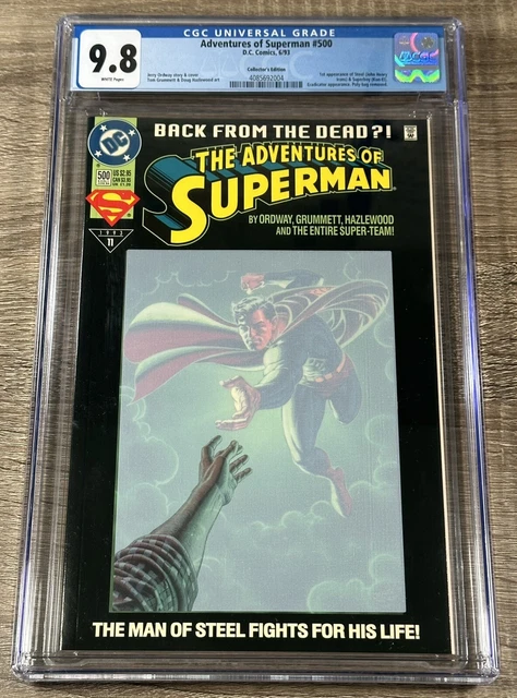 Adventures of Superman #500 CGC 9.8 Collector’s Edition. NEWLY GRADED 🔑🔥🔑🔥