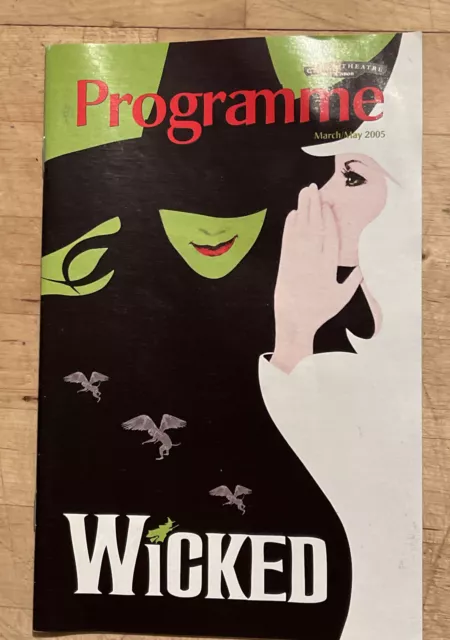 WICKED Broadway 1ST NATIONAL TOUR Original Cast 2005 Playbill! STEPHANIE J BLOCK