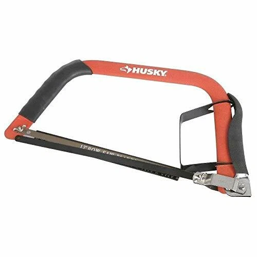 Husky 12 Inch Combination Bowsaw & Hacksaw Includes 2 Blades Soft Grip Handle
