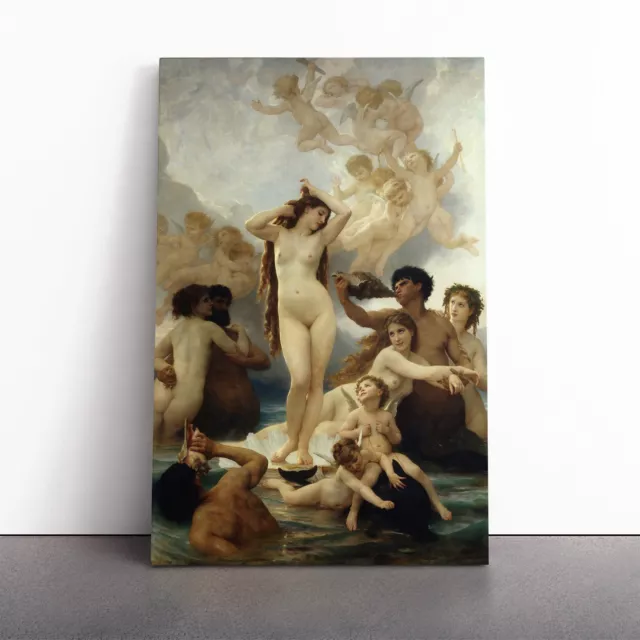 William Adolphe Bouguereau The Birth Of Venus Canvas Wall Art Print Framed Decor