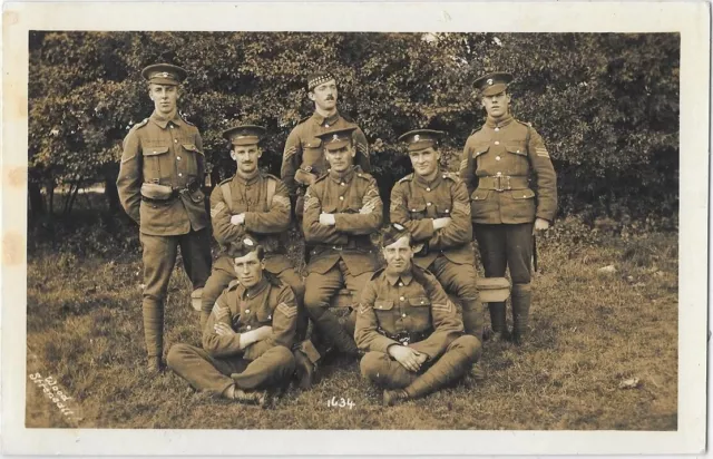 WW1 Postcard Group of 8 Soldiers 2
