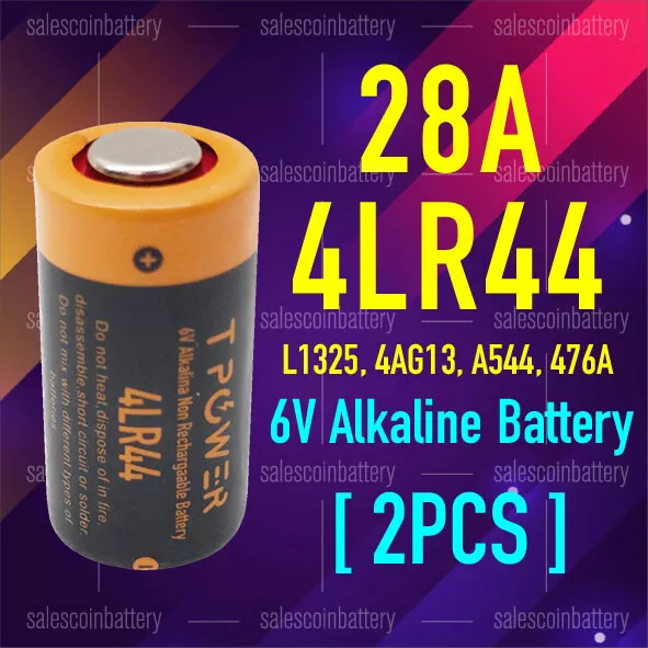 2X 4Lr44 6V Battery Citronella Bark Dog Collar L1325 Px28A A544 V34Px 476A 28A