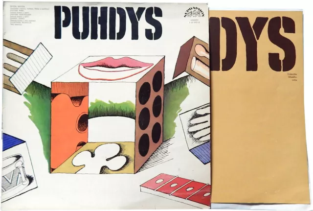 PUHDYS (2). CSSR/SUPRAPHON. 1976. ULTRARAR! Mit noch rarerem Doppelbeiblatt