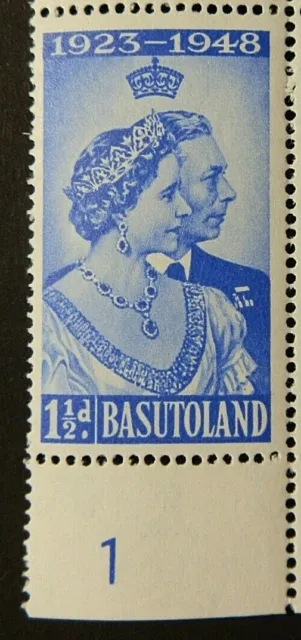 BASUTOLAND 1948 SG36 KGVI 1½d. ROYAL SILVER WEDDING -  MNH