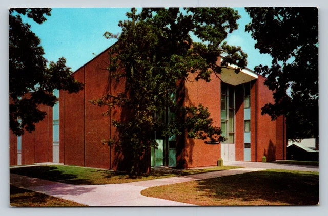 Vintage Postcard: Monroe Auditorium, Lenoir Rhyne College - Hickory NC, Unposted