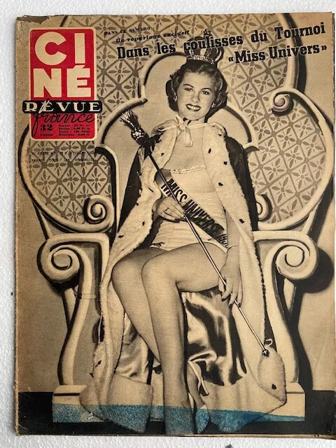 Cine-Revue France - N° 29 - 18 Juillet 1952 - Miss Univers