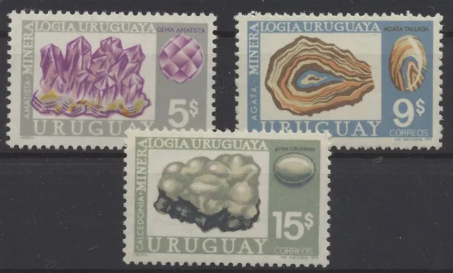 709856) Uruguay Nr.1249-1251** Mineralien