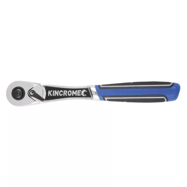 LOK-ON™ Ratchet 1/4” Drive, Ergonomic triple injected handle, Reversible,(Cr-V)