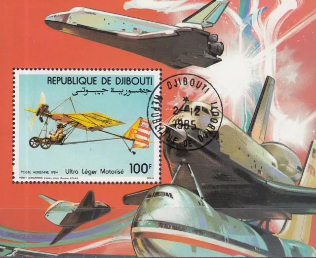 Dschibuti Nr. Bl. 95 A - Ultraleichtflugzeug