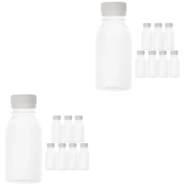 16 Pcs Milk Bottle Abs Child Tea Holder Beer Bottles Plastic Beverage Container