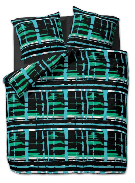 etérea juego de ropa de cama de microfibra Mance verde ciruela conjunto de juegos de ropa de cama