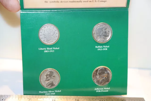 American Nickels of the 20th Century 4 Coin Set in CASE