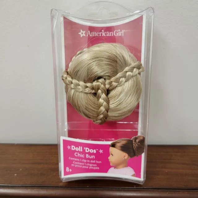 American Girl Chic Bun Blond Doll 18" Clip-In 2013 Retired F5527-RF1A